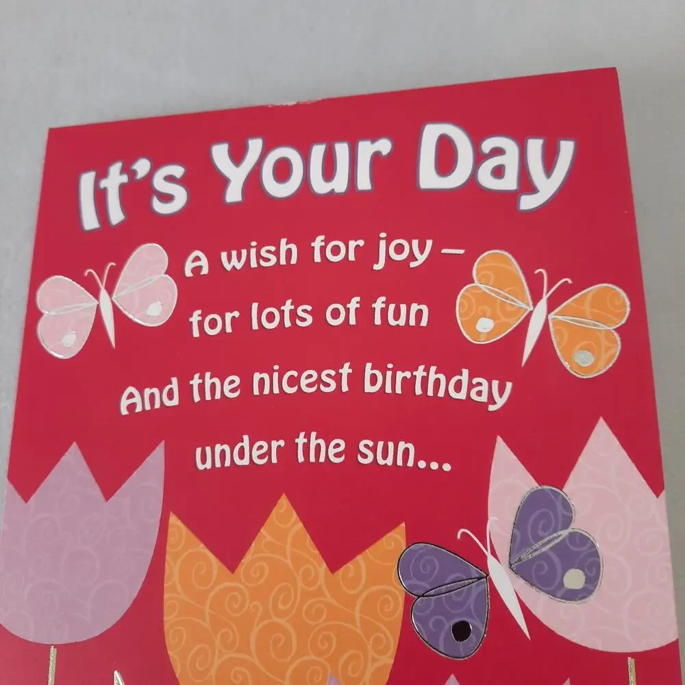 Tender Thoughts Girl's Happy Birthday Greeting Cards